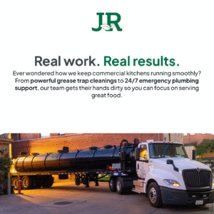 JR Grease Services ad creative